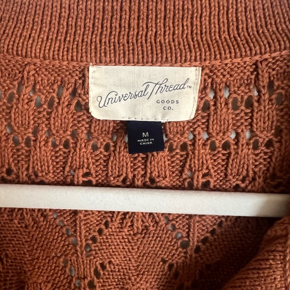 Universal Threads Crocheted Collared Sweater - Picture 3 of 5